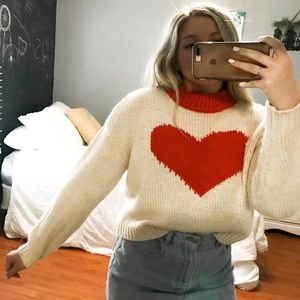 Heart Knit Sweater!❤️